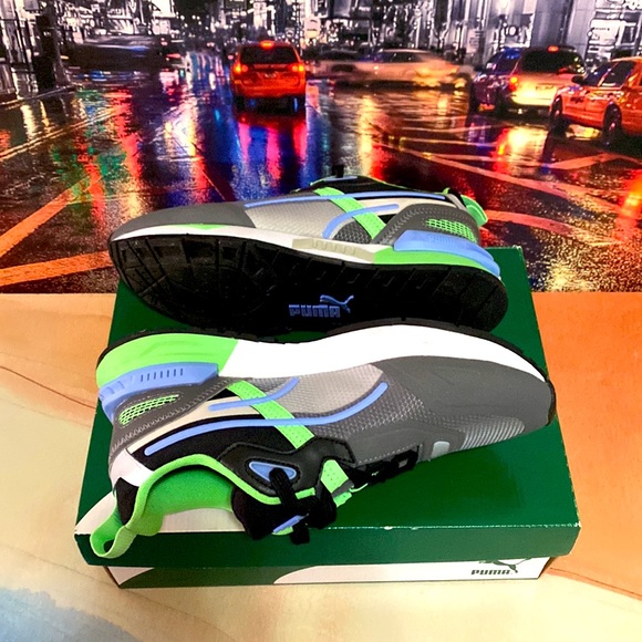 Puma Mirage Tech Jr Castlerock-Elektro Green 🤗😉 - Picture 6 of 7